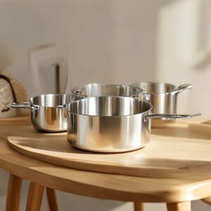 rivn co 7 piece tri ply induction ready set